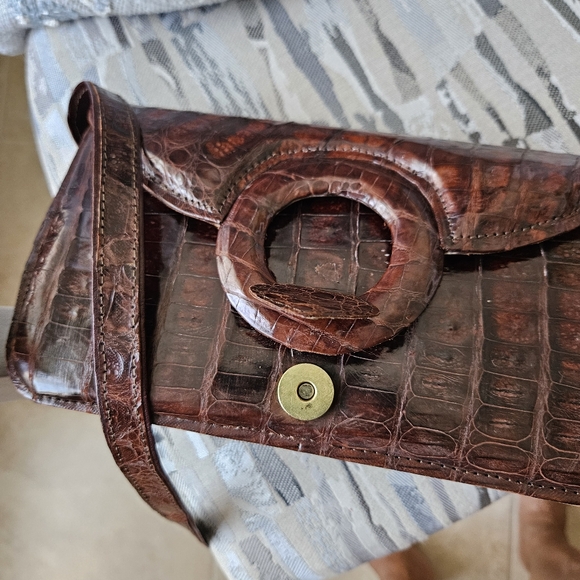 Vintage alligator purse/handbag - Picture 6 of 12